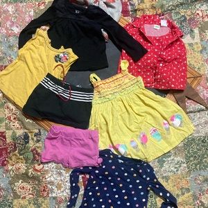 7 girls size 3T